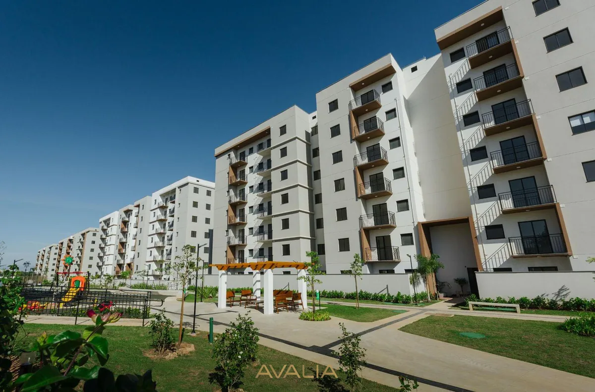 Pergolado e playground do Viva Parque Residencial